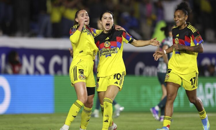 América Femenil remonta y vence 5-3 al Washington Spirit en la final de Concacaf