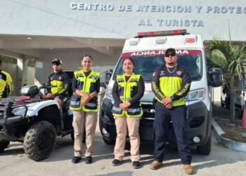 Refuerza Protección Civil Tamaulipas operativo de atención y seguridad en Playa Miramar durante periodo vacacional