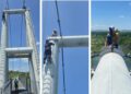 Rescatan a mujer en puente