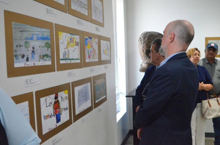 El arte de la migración: niños tamaulipecos exponen su experiencia en Houston