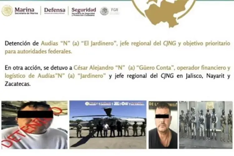 México captura a nueve líderes delincuenciales prioritarios