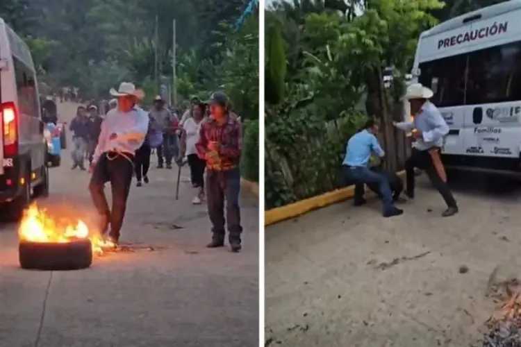 Intentan linchar a alcalde en Puebla