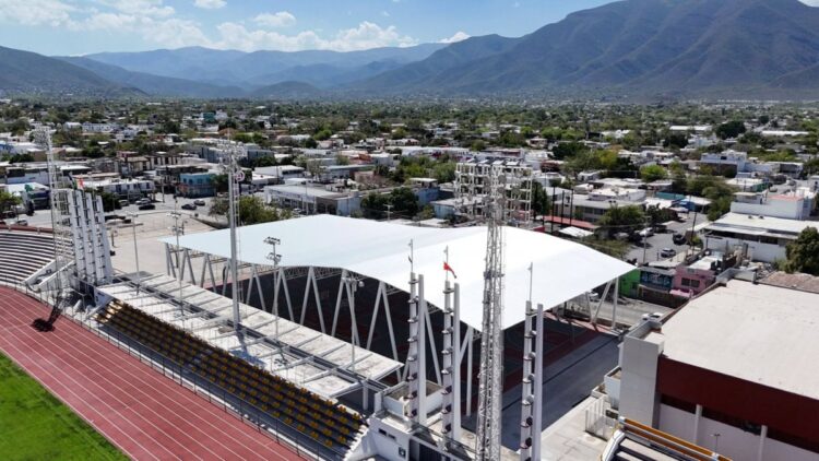 Actualiza Gobierno del Estado sistema de alumbrado del estadio “Marte R. Gómez”