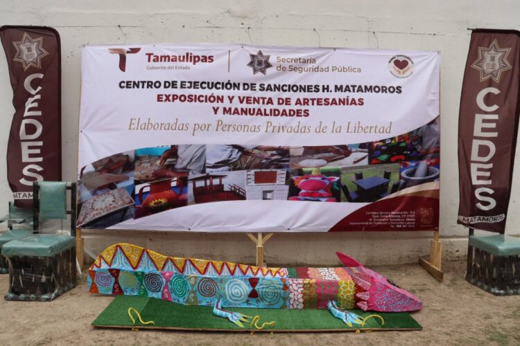 Con “Feria del Emprendimiento” CEDES Matamoros promueve inclusión laboral de PPLs