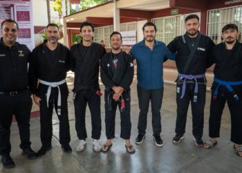 Secretaría del Trabajo realiza taller de defensa personal en preparatoria de Ciudad Victoria