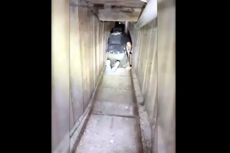 Hallan túnel clandestino de Tijuana a San Diego