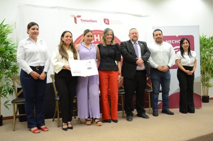 Fortalece UPV emprendimiento entre estudiantes con participación en la ceremonia “Hecho en Tamaulipas” y “Hecho en México”
