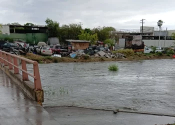 Alerta en Nuevo Laredo por corriente del Río Bravo