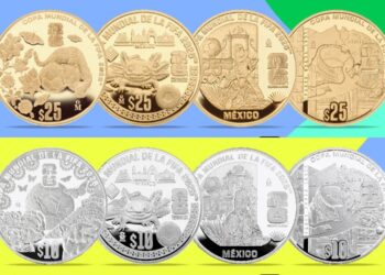 Banxico lanza colección de 12 monedas conmemorativas de la Copa Mundial de la FIFA 2026