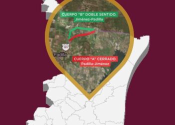 Cerrarán parcialmente la carretera a Matamoros