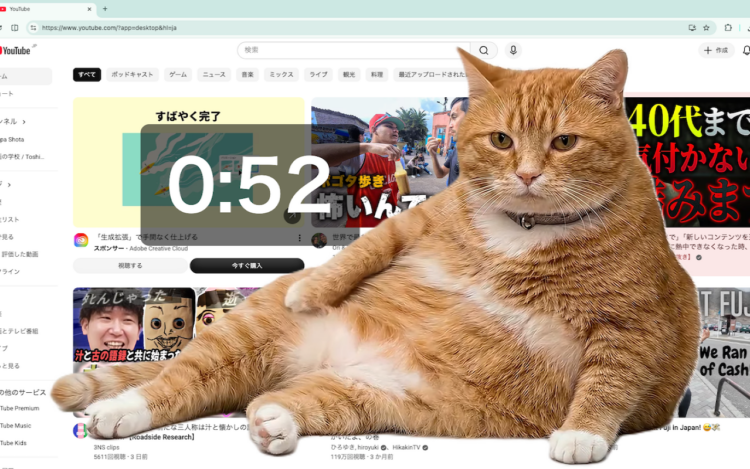 ¿Pasas mucho tiempo en redes? Este gato virtual interrumpe tu navegación para que descanses