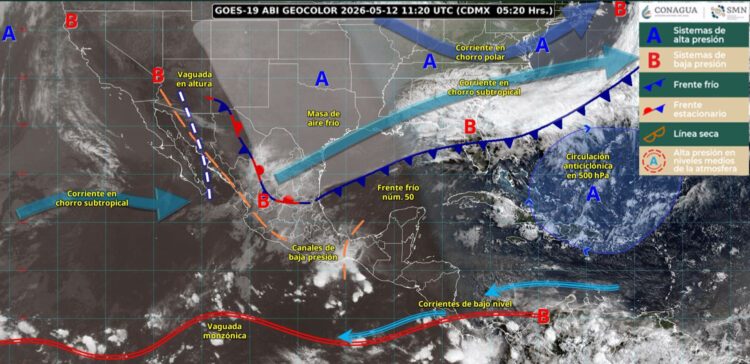Pronostican chubascos en Tamaulipas por frente frío 50