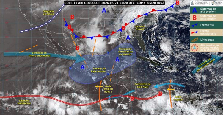 Pronostican lluvias fuertes y granizadas para Tamaulipas