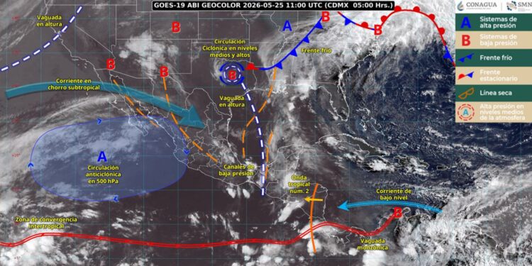Prevén más lluvias para este lunes en Tamaulipas