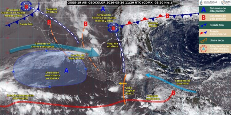 Tamaulipas tendrá lluvias intensas hoy