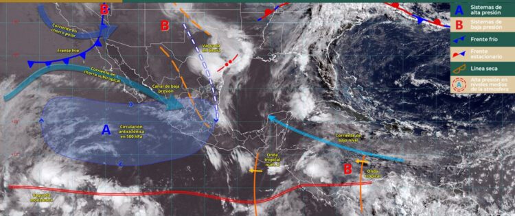 Sigue pronóstico de lluvias para Tamaulipas