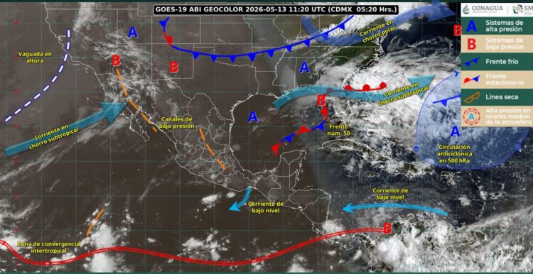 Tamaulipas tendrá calor, viento y lluvias aisladas hoy