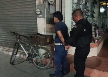 Guardia Estatal captura a delincuente en flagrancia