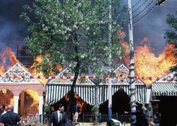 Cinco fallecidos por incendio en Feria de Tabasco