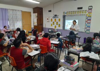 Imparten plática contra acoso escolar en Matamoros