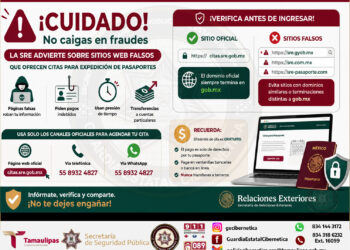 Alerta por estafas en citas de pasaportes