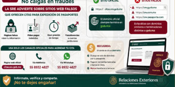 Alerta por estafas en citas de pasaportes