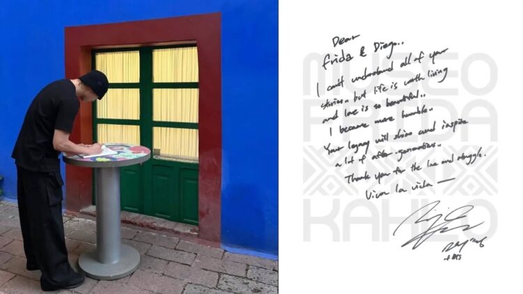 RM de BTS rinde homenaje al legado de Frida Kahlo y Diego Rivera en la Casa Azul