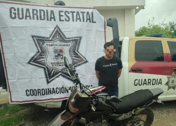 Capturan a presunto ladrón de motos