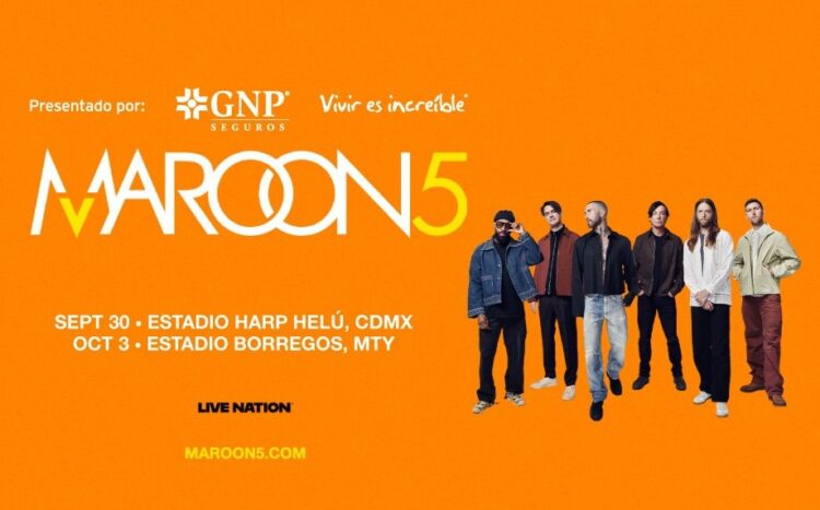 Maroon 5 regresa a México: Fechas, estadios y detalles de la preventa de boletos