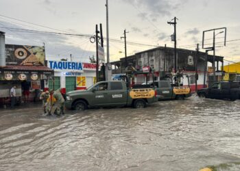 Activa Ejército Plan DN-III-E por lluvias en Matamoros
