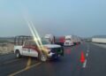Carretera Rumbo Nuevo sigue bloqueada tras accidente