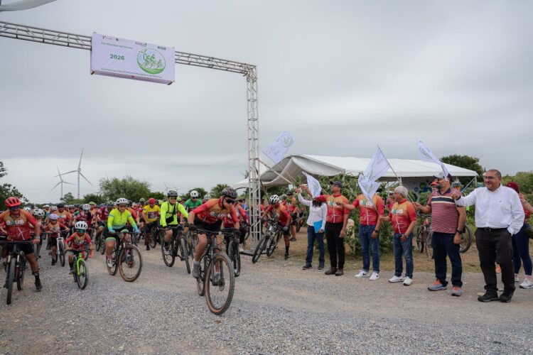 Realizan una rodada ciclista en Güémez por el Día Mundial del Viento