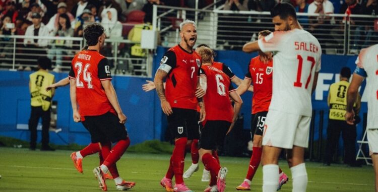 Austria vence 3-1 a una debutante Jordania