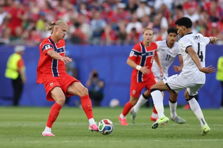 Noruega golea 4-1 a Irak en su regreso a un Mundial