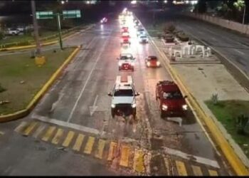 Guardia Estatal brinda seguridad a caravana de connacionales en Tamaulipas