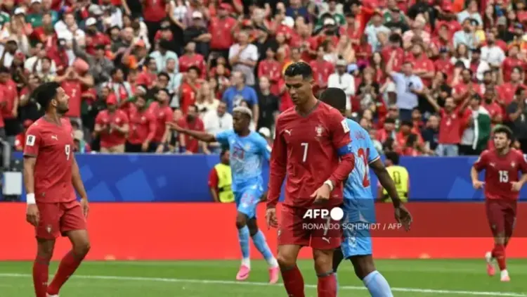 Portugal y su estrella Cristiano Ronaldo empata 1-1 ante la República del Congo