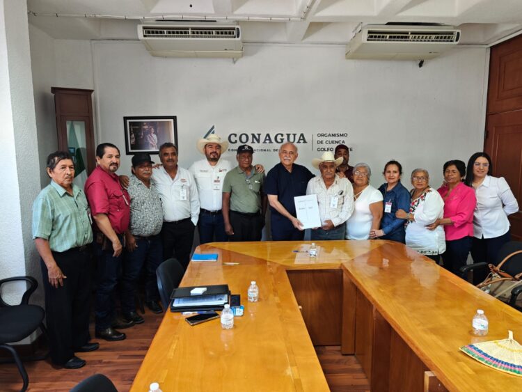 CONAGUA entrega escrituras a 144 ejidatarios de “Francisco I. Madero”, en González, Tamaulipas