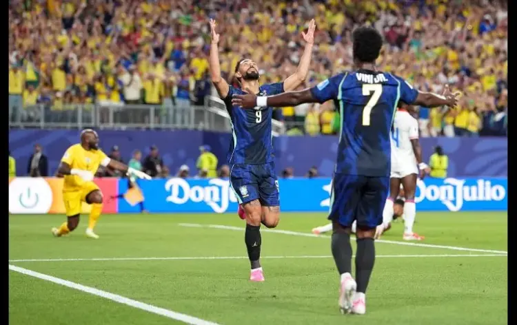Despierta Brasil y derrota 3-0 a Haití con goles solo en primer tiempo