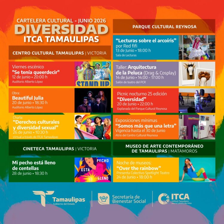 Ofrece ITCA programación incluyente y reflexiva en torno al Mes de la Diversidad