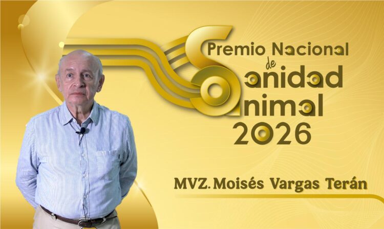 Eligen a Moisés Vargas Terán como ganador del Premio Nacional de Sanidad Animal 2026