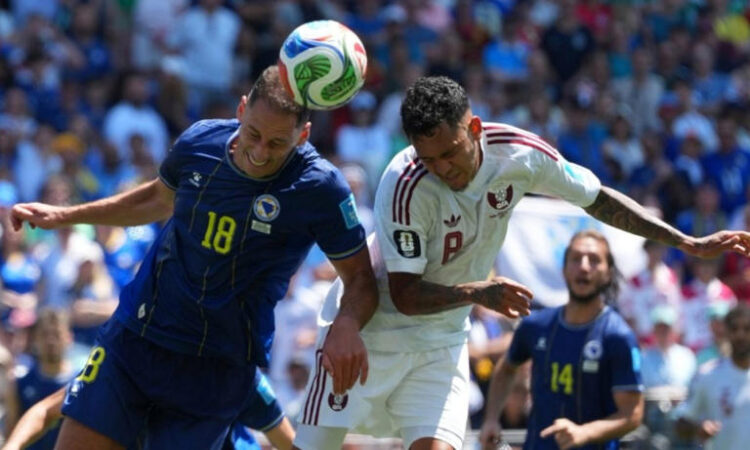Bosnia se impone 3-1 ante Catar en el Grupo B del Mundial 