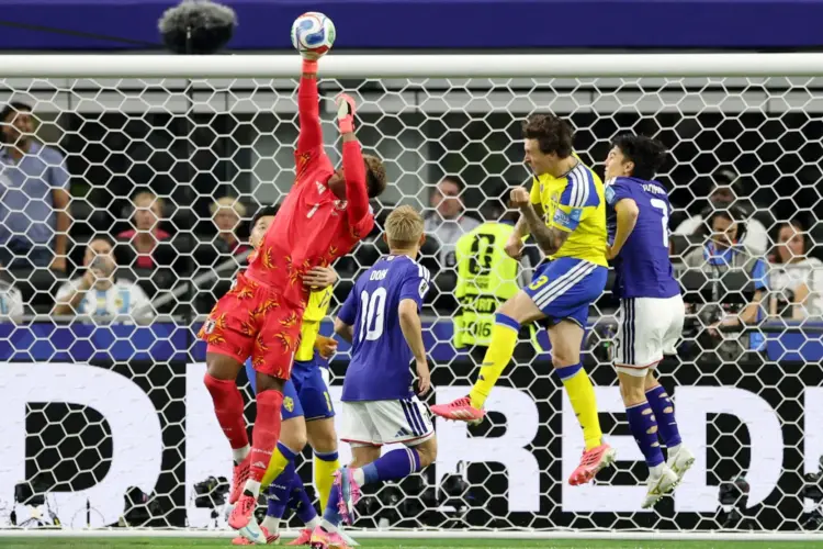 Japón y Suecia empatan 1-1 en cerrado partido de dominio alternativo 