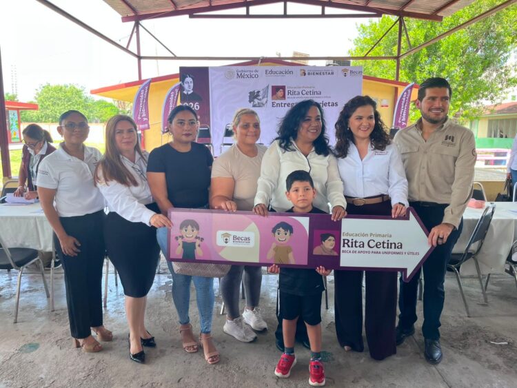 Incorporan a niñas y niños migrantes al programa Becas para el Bienestar Rita Cetina en Tamaulipas