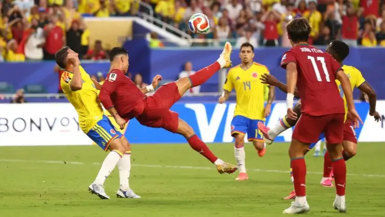 Tras polémica anulación de gol Colombia empata 0-0 con Portugal en Miami