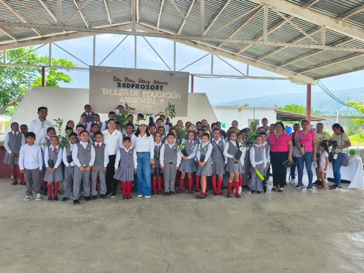 Llevan educación ambiental y cultura forestal a estudiantes de Antiguo Morelos