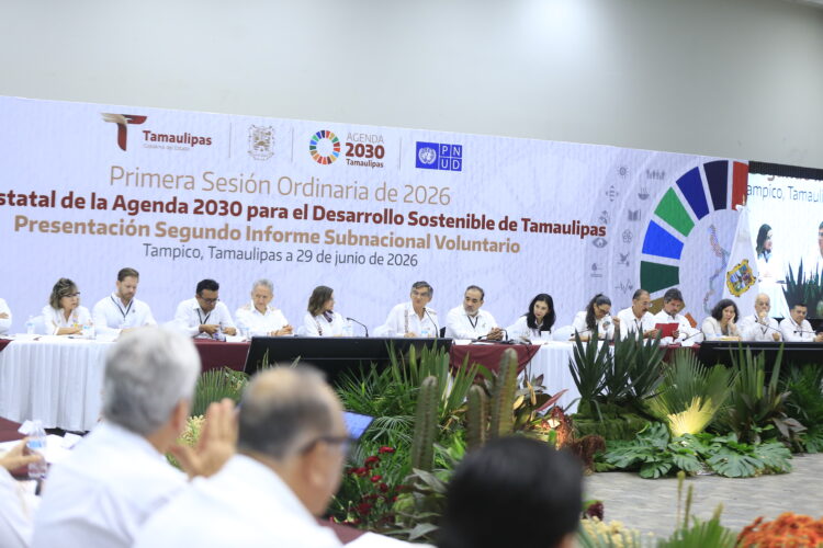 Reconocen liderazgo de Américo Villarreal por avances de Tamaulipas en la Agenda 2030