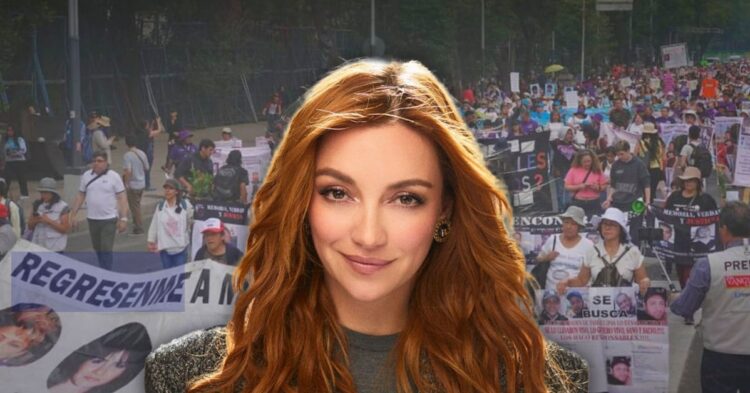 Regina Blandón apoya a madres buscadoras en CDMX