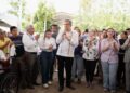 Américo y María de Villarreal llevan apoyos y servicios a las familias de Antiguo Morelos