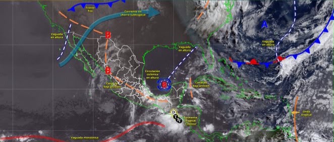 Prevén lluvias fuertes en Tamaulipas este miércoles
