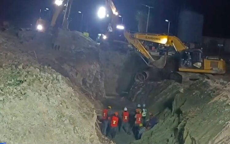 Trabajan para restablecer el suministro de agua potable
